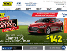 Tablet Screenshot of mhhyundai.com
